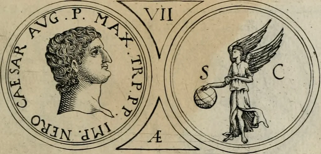 An illustration from The art of making devises : treating of hieroglyphicks, symboles, emblemes, aenigma's, sentences, parables, reverses of medals, armes, blazons, cimiers, cyphers and rebus, 1648, leaf 70