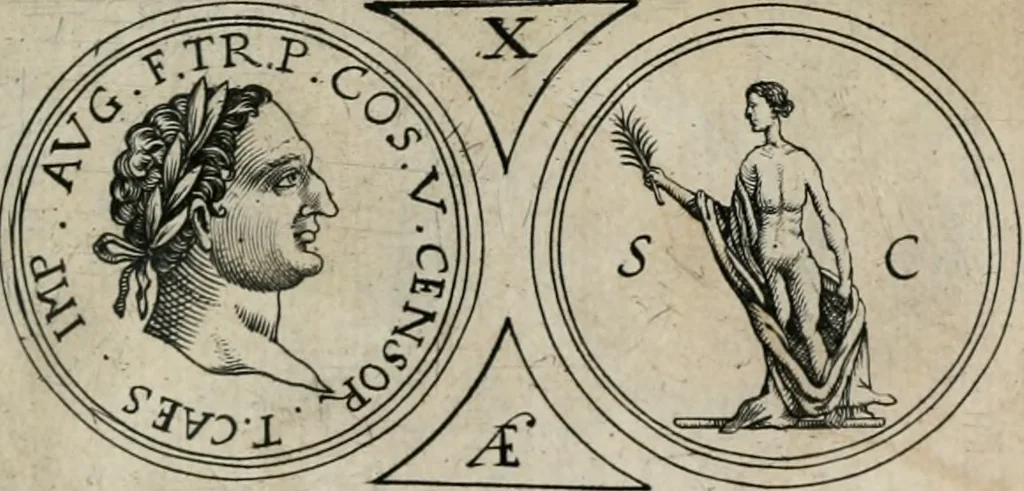 An illustration from The art of making devises : treating of hieroglyphicks, symboles, emblemes, aenigma's, sentences, parables, reverses of medals, armes, blazons, cimiers, cyphers and rebus, 1648, leaf 72