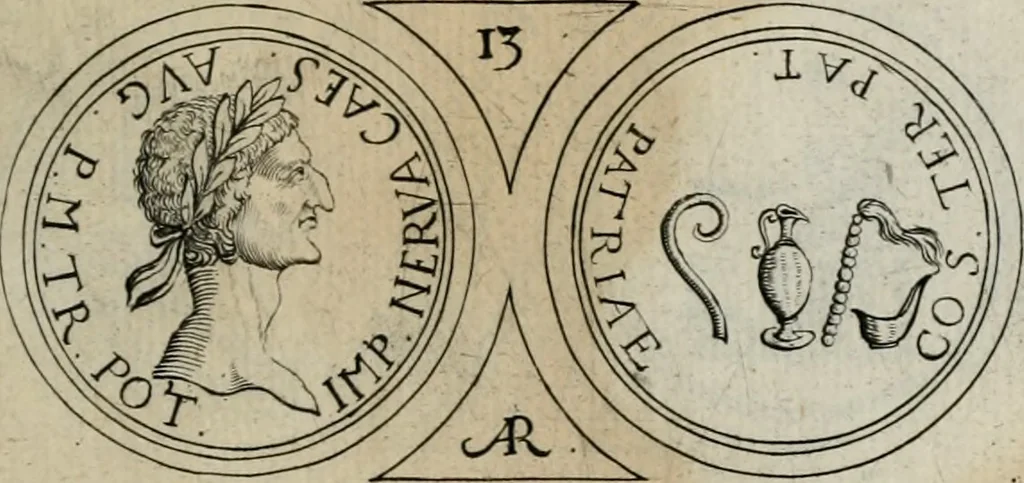 An illustration from The art of making devises : treating of hieroglyphicks, symboles, emblemes, aenigma's, sentences, parables, reverses of medals, armes, blazons, cimiers, cyphers and rebus, 1648, leaf 76
