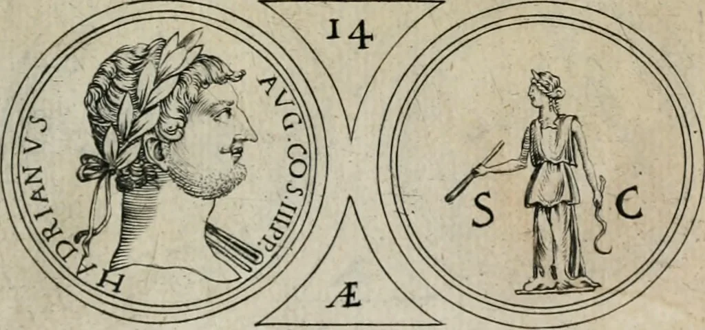 An illustration from The art of making devises : treating of hieroglyphicks, symboles, emblemes, aenigma's, sentences, parables, reverses of medals, armes, blazons, cimiers, cyphers and rebus, 1648, leaf 76