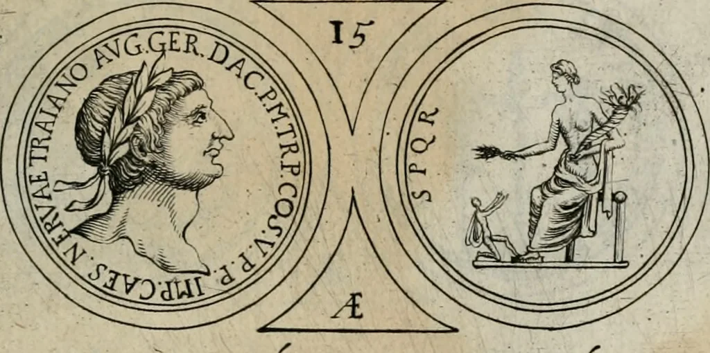 An illustration from The art of making devises : treating of hieroglyphicks, symboles, emblemes, aenigma's, sentences, parables, reverses of medals, armes, blazons, cimiers, cyphers and rebus, 1648, leaf 78