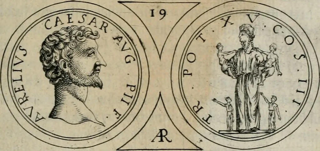 An illustration from The art of making devises : treating of hieroglyphicks, symboles, emblemes, aenigma's, sentences, parables, reverses of medals, armes, blazons, cimiers, cyphers and rebus, 1648, leaf 82