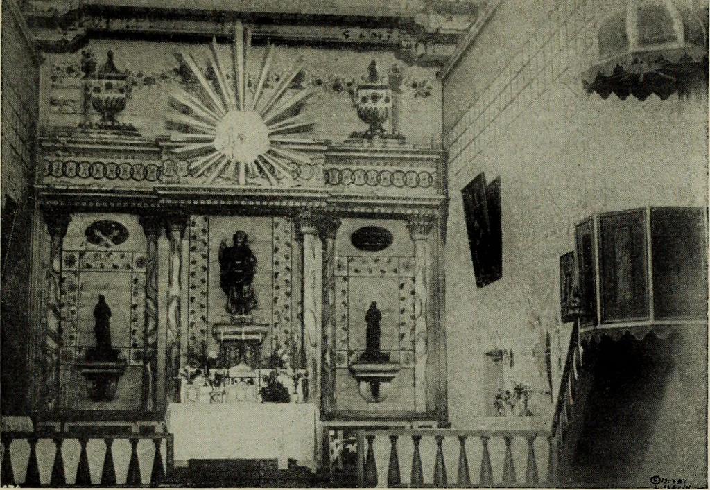 An illustration from Art of the old world in New Spain and The mission days of Alta California, 1922, leaf 124