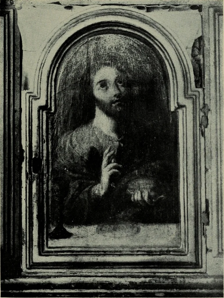 An illustration from Art of the old world in New Spain and The mission days of Alta California, 1922, leaf 174