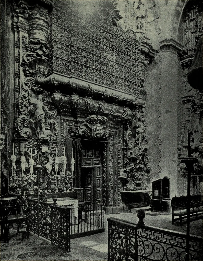 An illustration from Art of the old world in New Spain and The mission days of Alta California, 1922, leaf 42