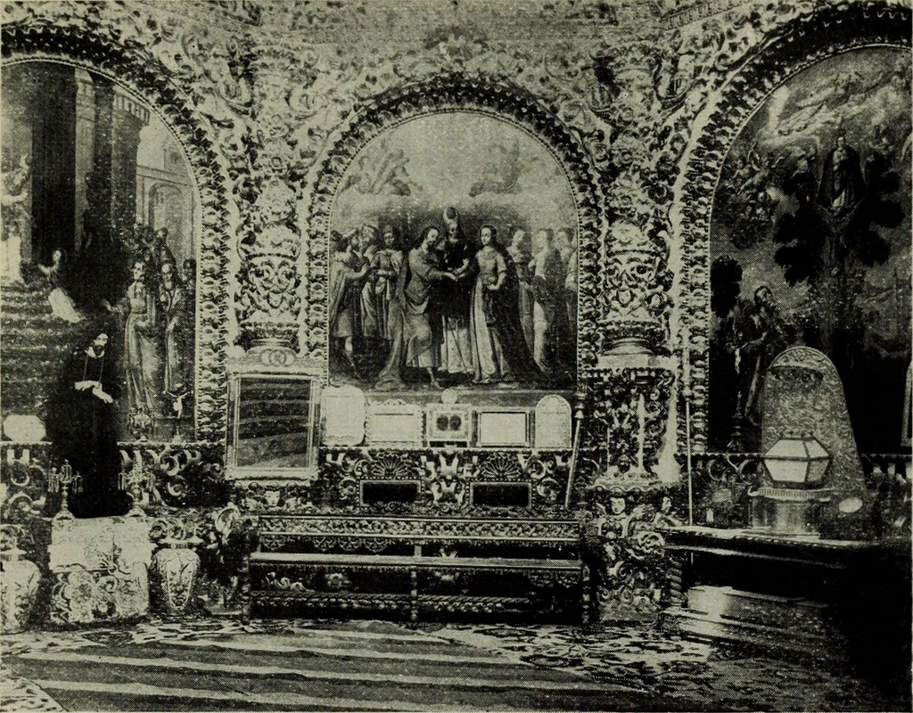 An illustration from Art of the old world in New Spain and The mission days of Alta California, 1922, leaf 46