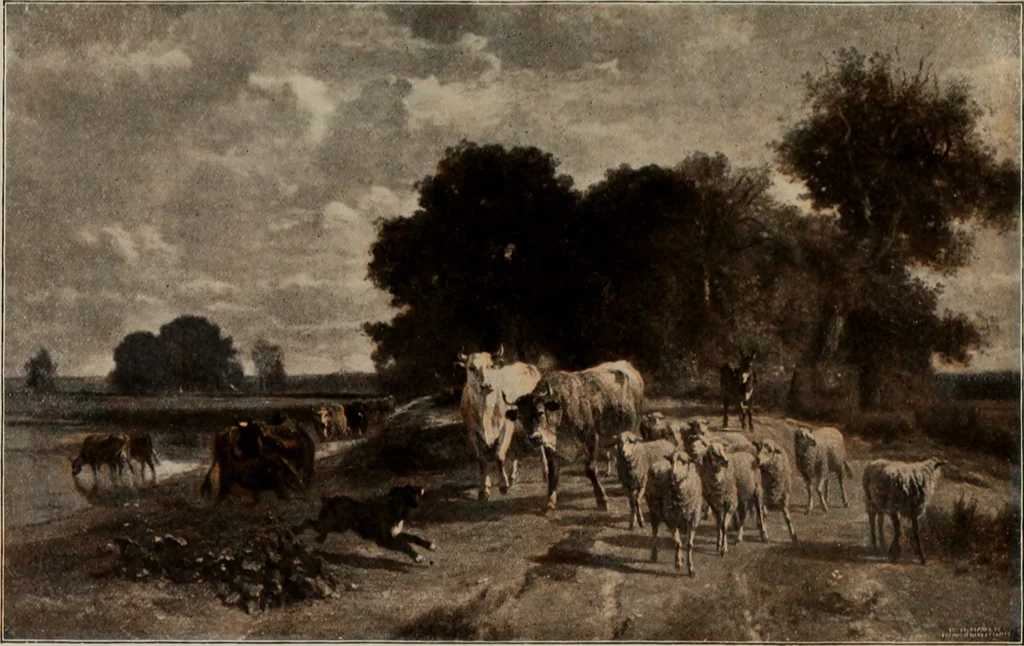 An illustration from The art of painting in the nineteenth century, 1908, leaf 40
