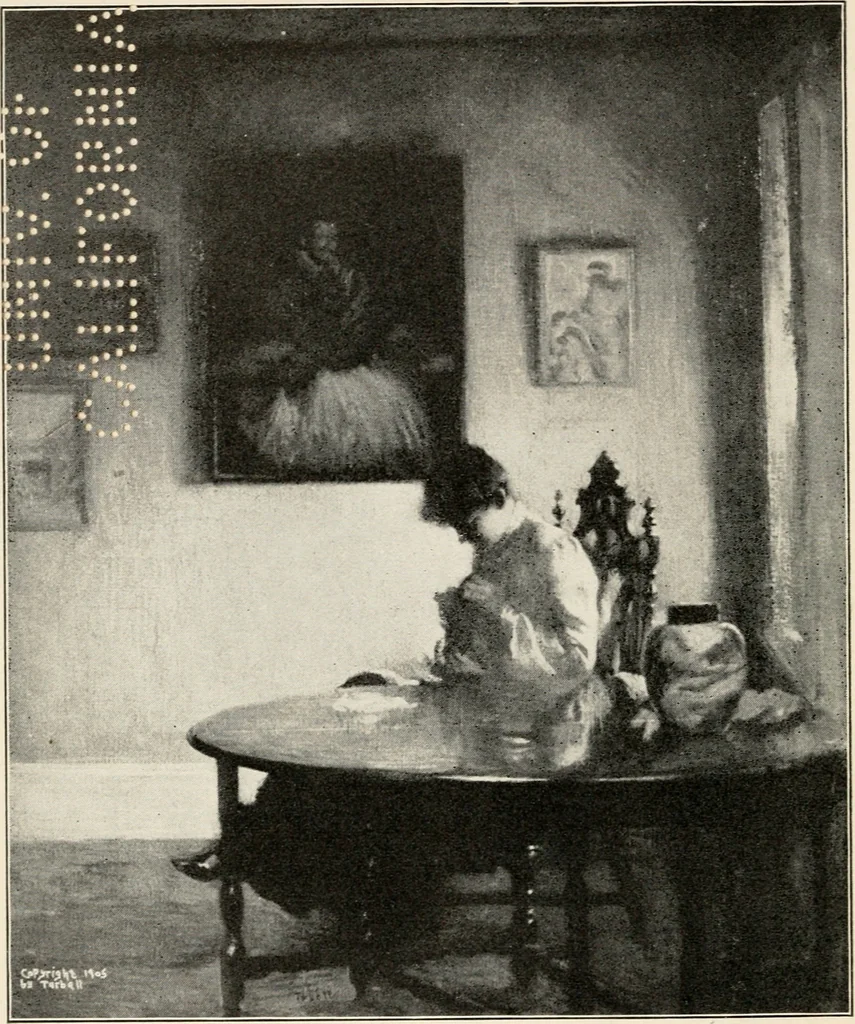 An illustration from The art of painting in the nineteenth century, 1908, leaf 9