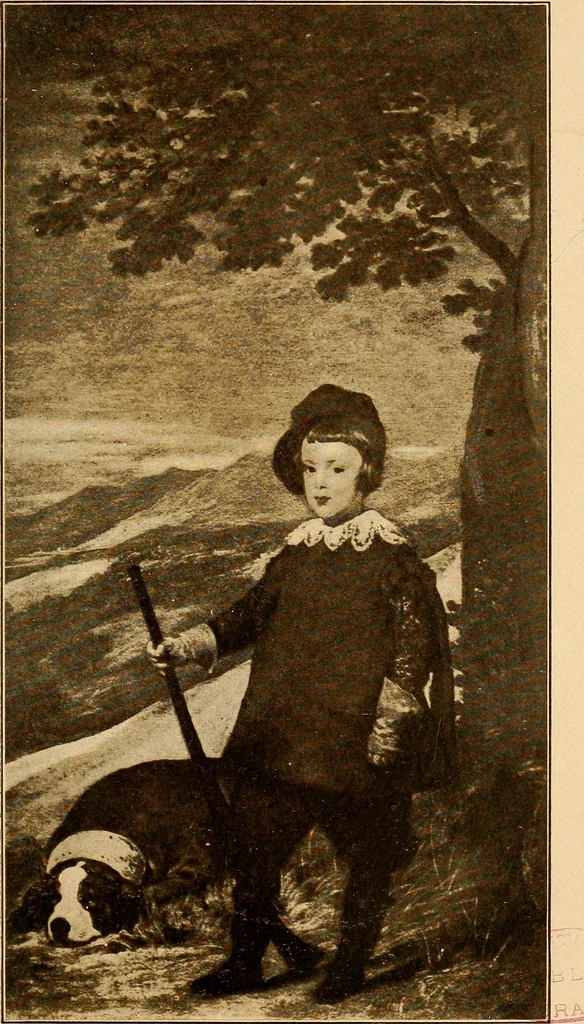 An illustration from The art of the Prado : a survey of the contents of the gallery, together with detailed criticisms of its masterpieces and biographical sketches of the famous painters who produced them, 1907, leaf 186