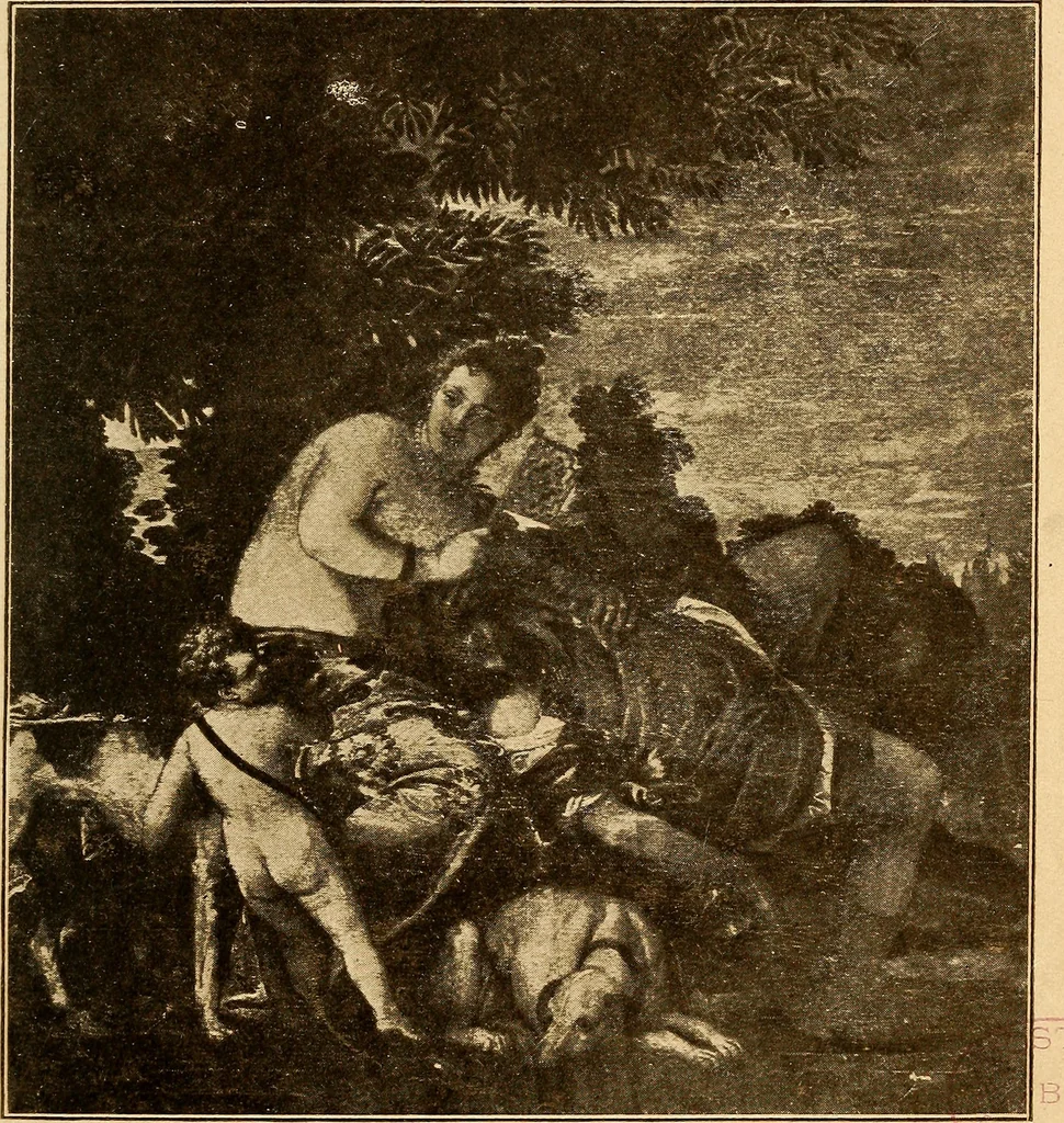 An illustration from The art of the Prado : a survey of the contents of the gallery, together with detailed criticisms of its masterpieces and biographical sketches of the famous painters who produced them, 1907, leaf 204