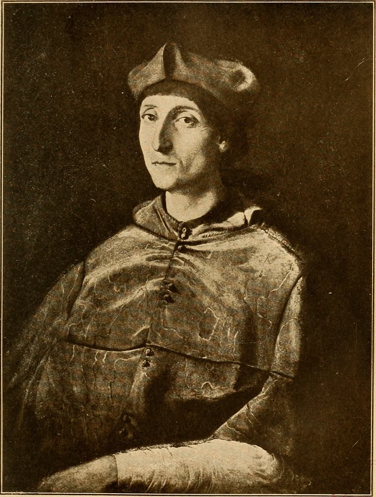 An illustration from The art of the Prado : a survey of the contents of the gallery, together with detailed criticisms of its masterpieces and biographical sketches of the famous painters who produced them, 1907, leaf 242