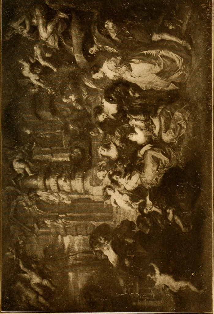 An illustration from The art of the Prado : a survey of the contents of the gallery, together with detailed criticisms of its masterpieces and biographical sketches of the famous painters who produced them, 1907, leaf 26