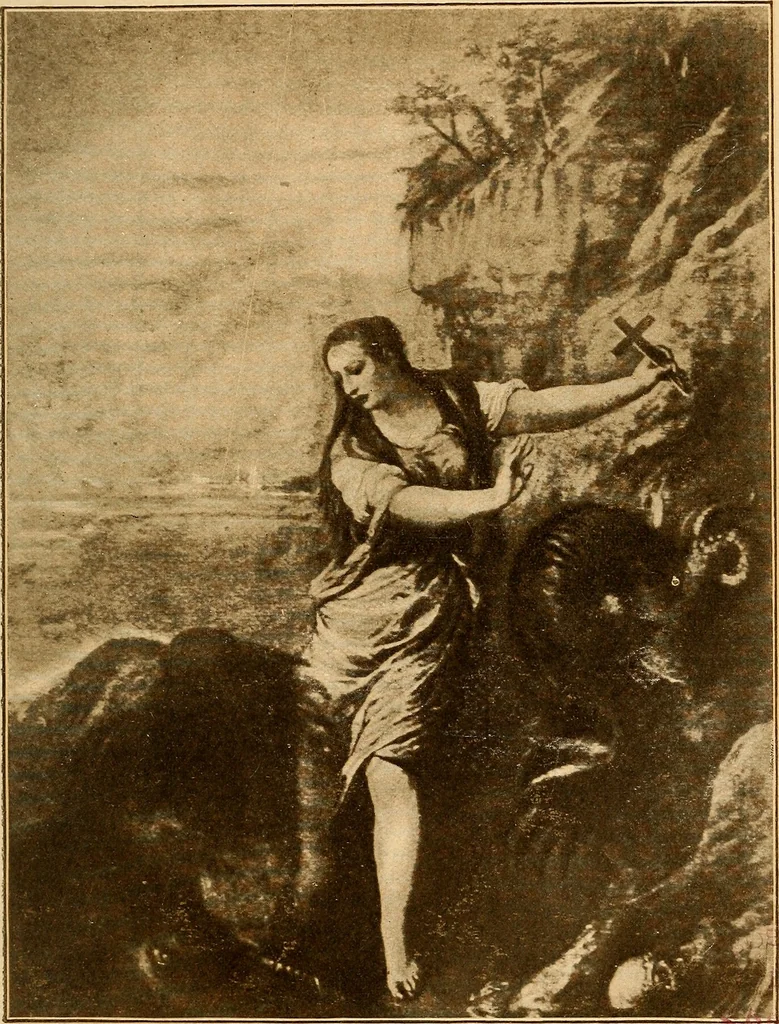 An illustration from The art of the Prado : a survey of the contents of the gallery, together with detailed criticisms of its masterpieces and biographical sketches of the famous painters who produced them, 1907, leaf 328