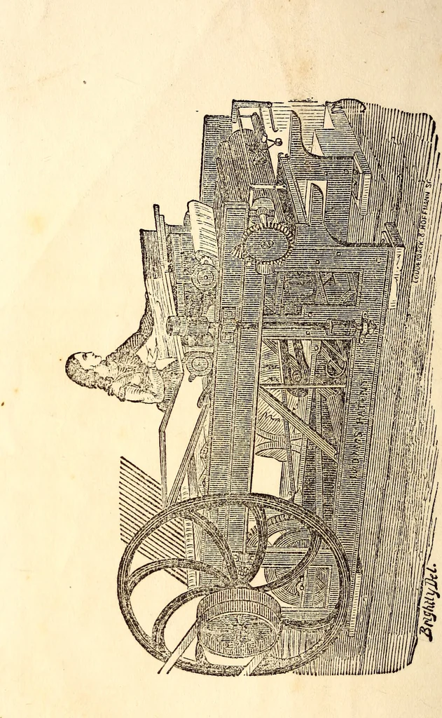 An illustration from The art of printing, 1871, leaf 5
