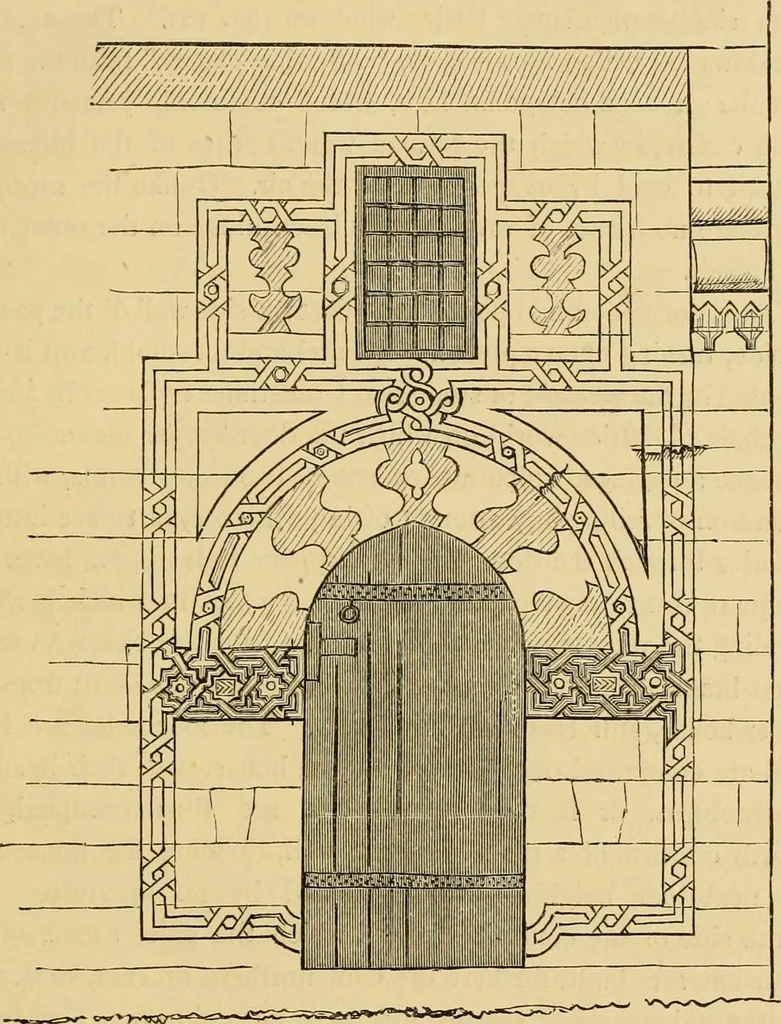 An illustration from The art of the Saracens in Egypt, 1886, leaf 106