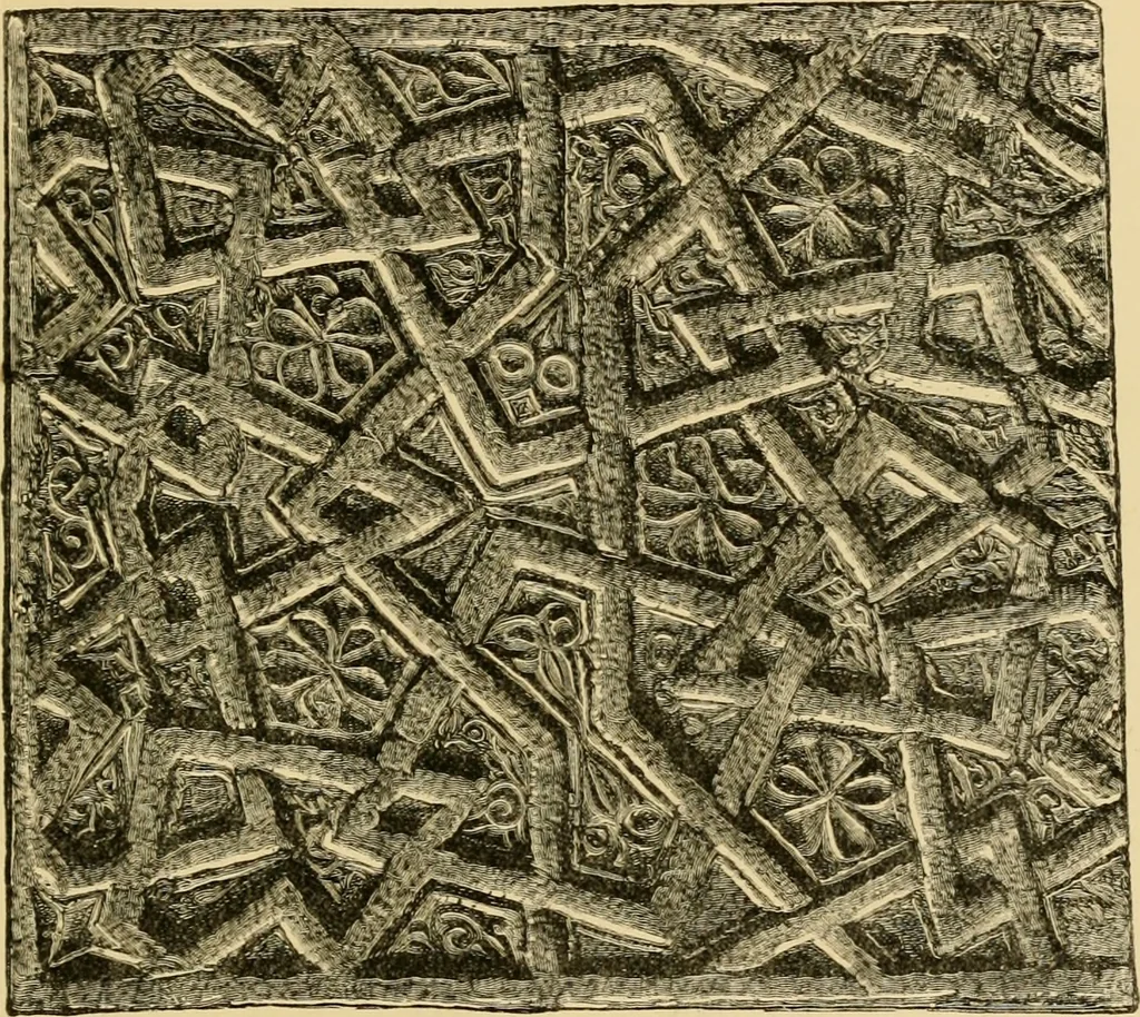 An illustration from The art of the Saracens in Egypt, 1886, leaf 134