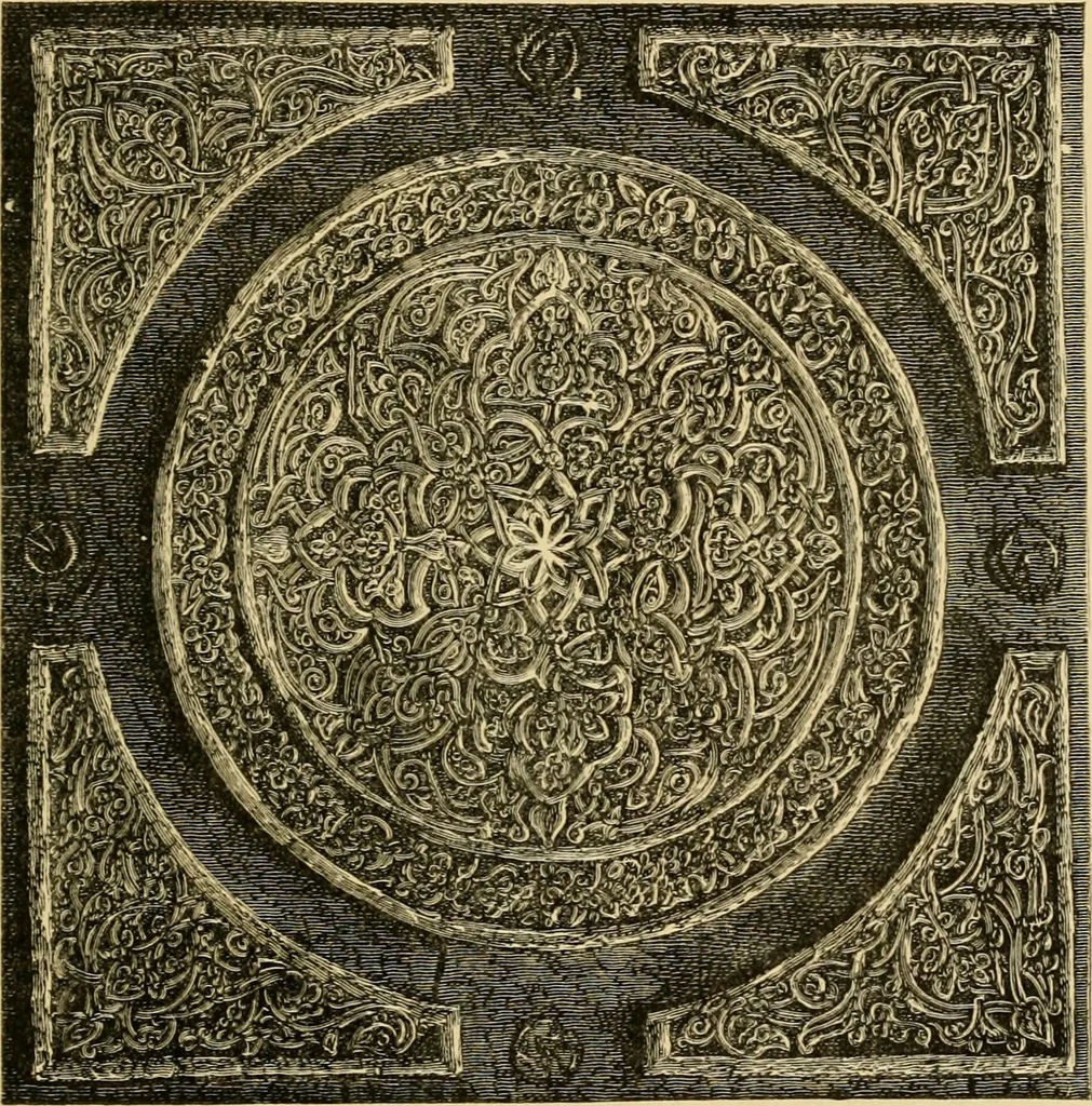 An illustration from The art of the Saracens in Egypt, 1886, leaf 138