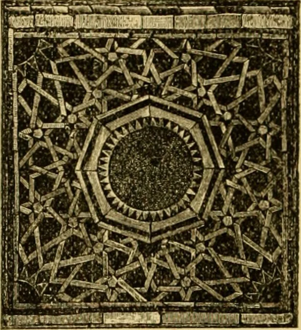 An illustration from The art of the Saracens in Egypt, 1886, leaf 145