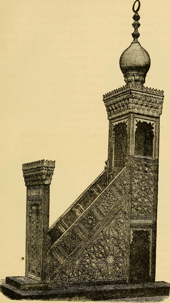 An illustration from The art of the Saracens in Egypt, 1886, leaf 154