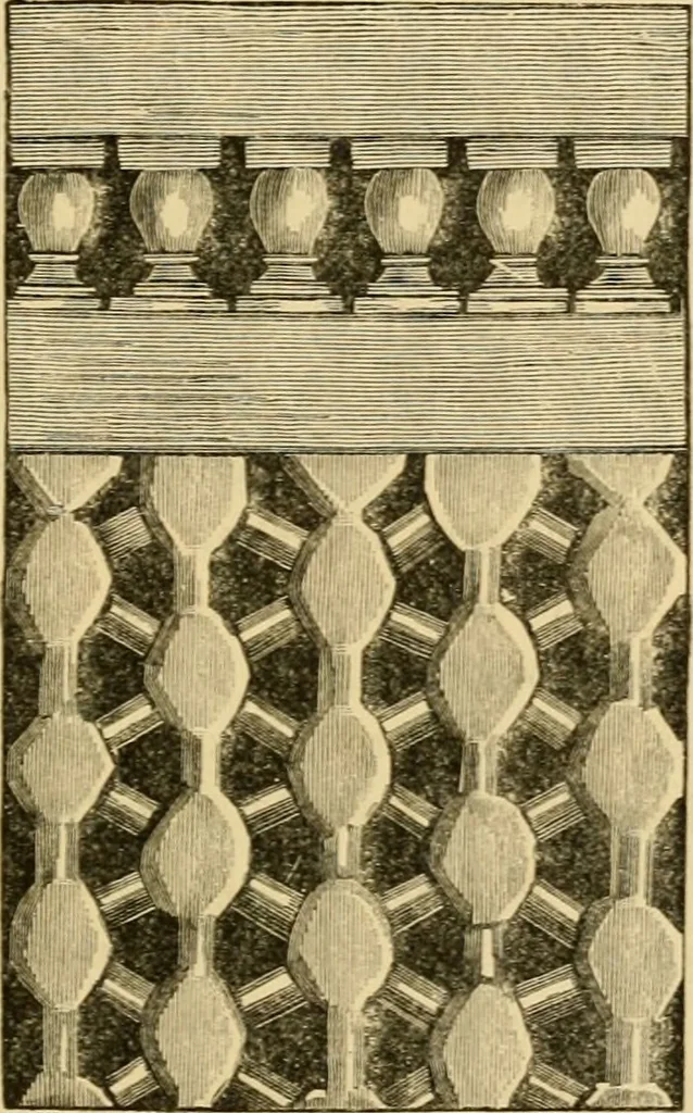 An illustration from The art of the Saracens in Egypt, 1886, leaf 184