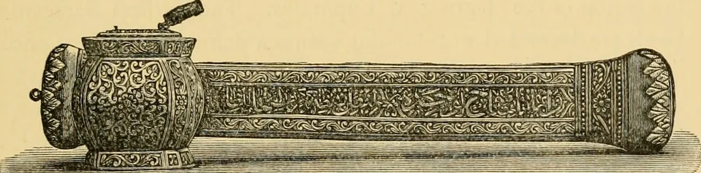 An illustration from The art of the Saracens in Egypt, 1886, leaf 216