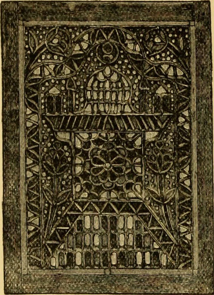 An illustration from The art of the Saracens in Egypt, 1886, leaf 301