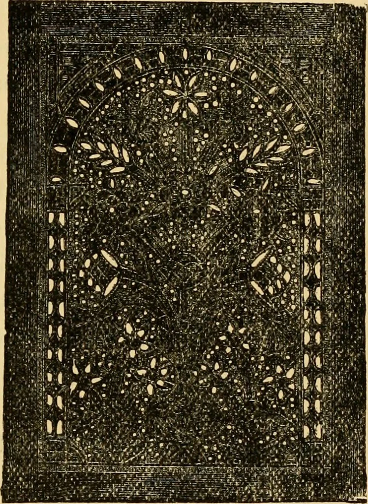 An illustration from The art of the Saracens in Egypt, 1886, leaf 302
