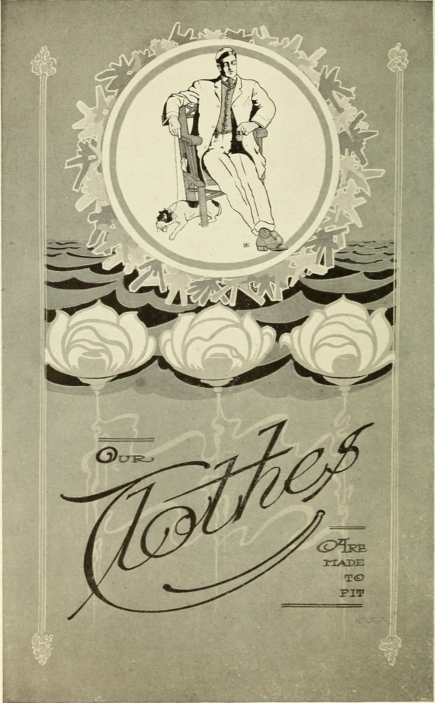 An illustration from The art of show card writing; a modern treatise on show card writing, designed as an educator in all branches of the art...With two hundred and fifty-six illustrations and thirty-two lettering plates, comprising all the standard ancient and modern styles, 1907, leaf 105