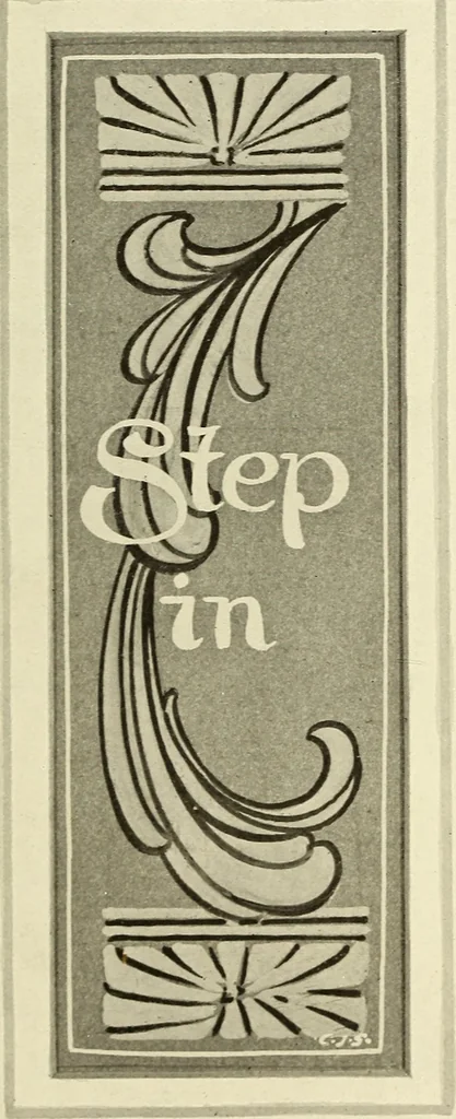 An illustration from The art of show card writing; a modern treatise on show card writing, designed as an educator in all branches of the art...With two hundred and fifty-six illustrations and thirty-two lettering plates, comprising all the standard ancient and modern styles, 1907, leaf 116