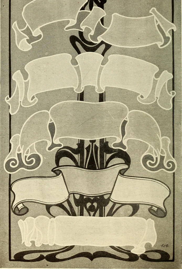 An illustration from The art of show card writing; a modern treatise on show card writing, designed as an educator in all branches of the art...With two hundred and fifty-six illustrations and thirty-two lettering plates, comprising all the standard ancient and modern styles, 1907, leaf 137