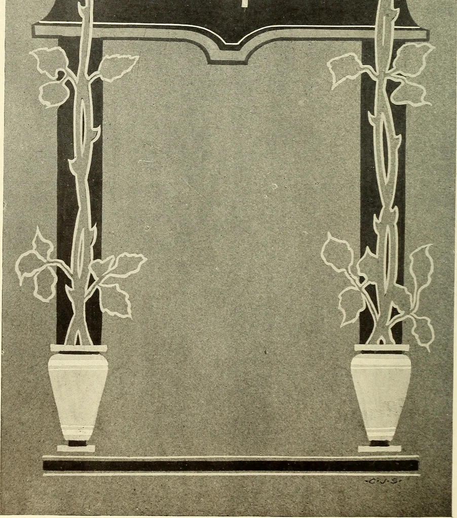 An illustration from The art of show card writing; a modern treatise on show card writing, designed as an educator in all branches of the art...With two hundred and fifty-six illustrations and thirty-two lettering plates, comprising all the standard ancient and modern styles, 1907, leaf 145