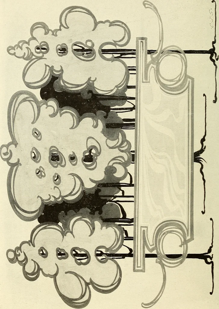 An illustration from The art of show card writing; a modern treatise on show card writing, designed as an educator in all branches of the art...With two hundred and fifty-six illustrations and thirty-two lettering plates, comprising all the standard ancient and modern styles, 1907, leaf 165