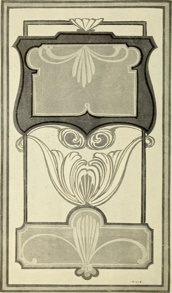 An illustration from The art of show card writing; a modern treatise on show card writing, designed as an educator in all branches of the art...With two hundred and fifty-six illustrations and thirty-two lettering plates, comprising all the standard ancient and modern styles, 1907, leaf 169