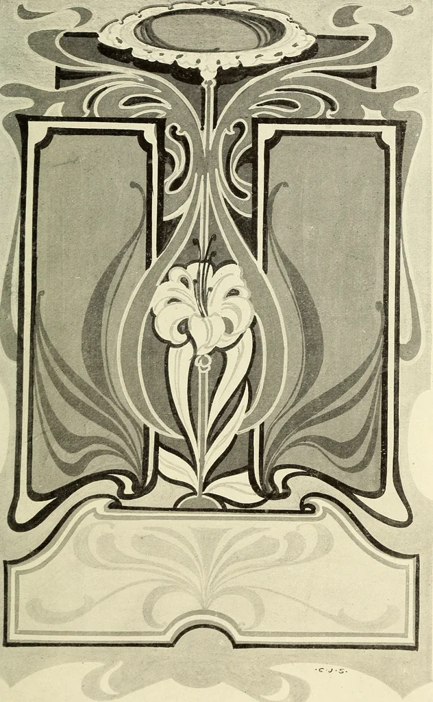 An illustration from The art of show card writing; a modern treatise on show card writing, designed as an educator in all branches of the art...With two hundred and fifty-six illustrations and thirty-two lettering plates, comprising all the standard ancient and modern styles, 1907, leaf 174