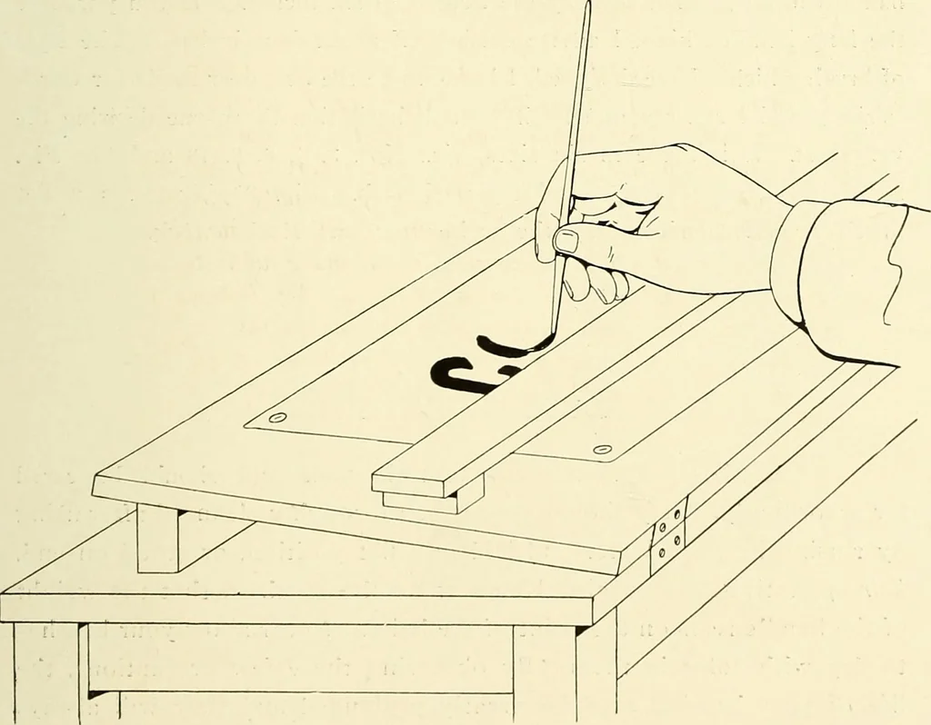 An illustration from The art of show card writing; a modern treatise on show card writing, designed as an educator in all branches of the art...With two hundred and fifty-six illustrations and thirty-two lettering plates, comprising all the standard ancient and modern styles, 1907, leaf 42
