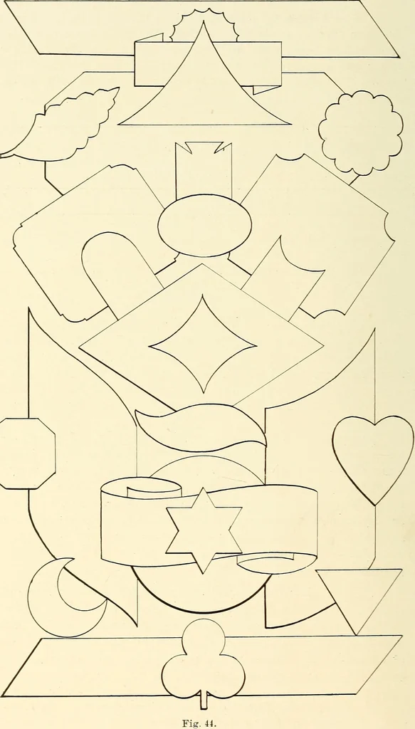 An illustration from The art of show card writing; a modern treatise on show card writing, designed as an educator in all branches of the art...With two hundred and fifty-six illustrations and thirty-two lettering plates, comprising all the standard ancient and modern styles, 1907, leaf 59