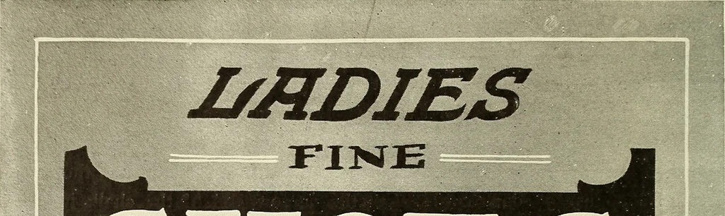 An illustration from The art of show card writing; a modern treatise on show card writing, designed as an educator in all branches of the art...With two hundred and fifty-six illustrations and thirty-two lettering plates, comprising all the standard ancient and modern styles, 1907, leaf 69