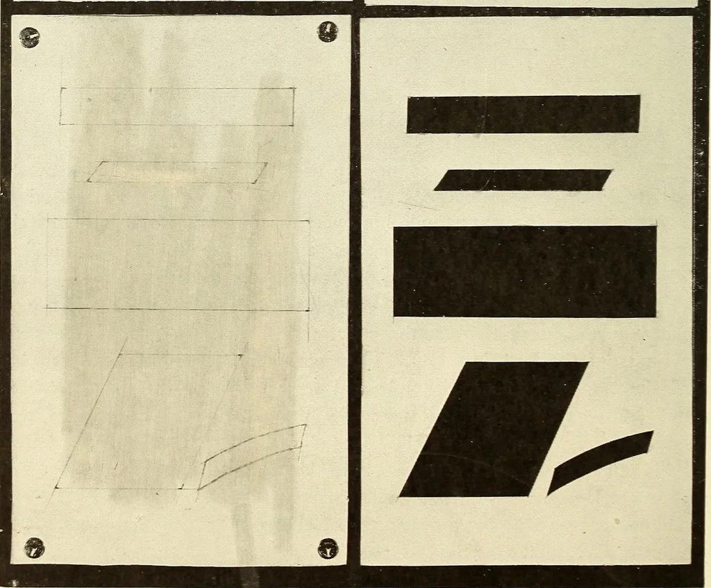 An illustration from The art of show card writing; a modern treatise on show card writing, designed as an educator in all branches of the art...With two hundred and fifty-six illustrations and thirty-two lettering plates, comprising all the standard ancient and modern styles, 1907, leaf 95