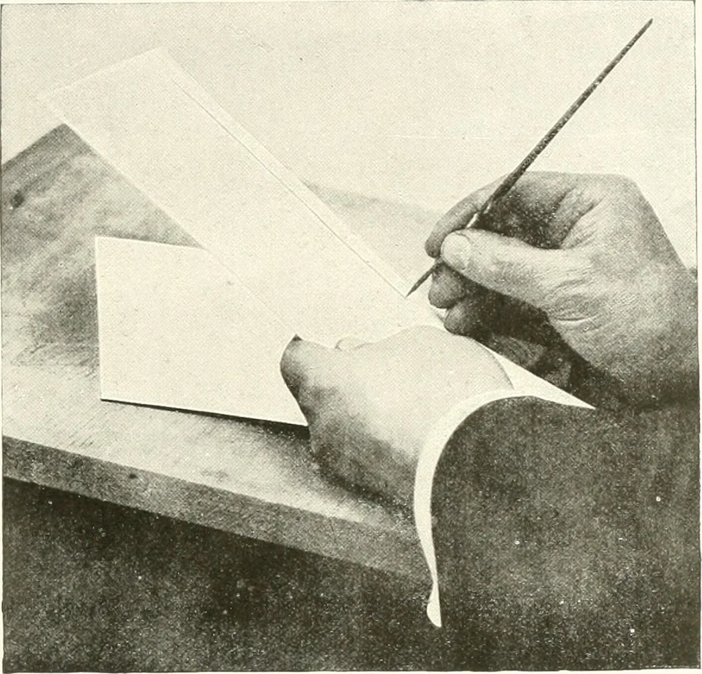 An illustration from The art of show card writing; a modern treatise covering all branches of the art ... with one hundred and fifty-three illustrations and thirty-two lettering plates, comprising all the standard ancient and modern styles, 1922, leaf 102