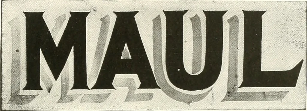 An illustration from The art of show card writing; a modern treatise covering all branches of the art ... with one hundred and fifty-three illustrations and thirty-two lettering plates, comprising all the standard ancient and modern styles, 1922, leaf 104