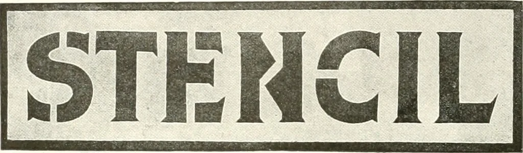 An illustration from The art of show card writing; a modern treatise covering all branches of the art ... with one hundred and fifty-three illustrations and thirty-two lettering plates, comprising all the standard ancient and modern styles, 1922, leaf 107