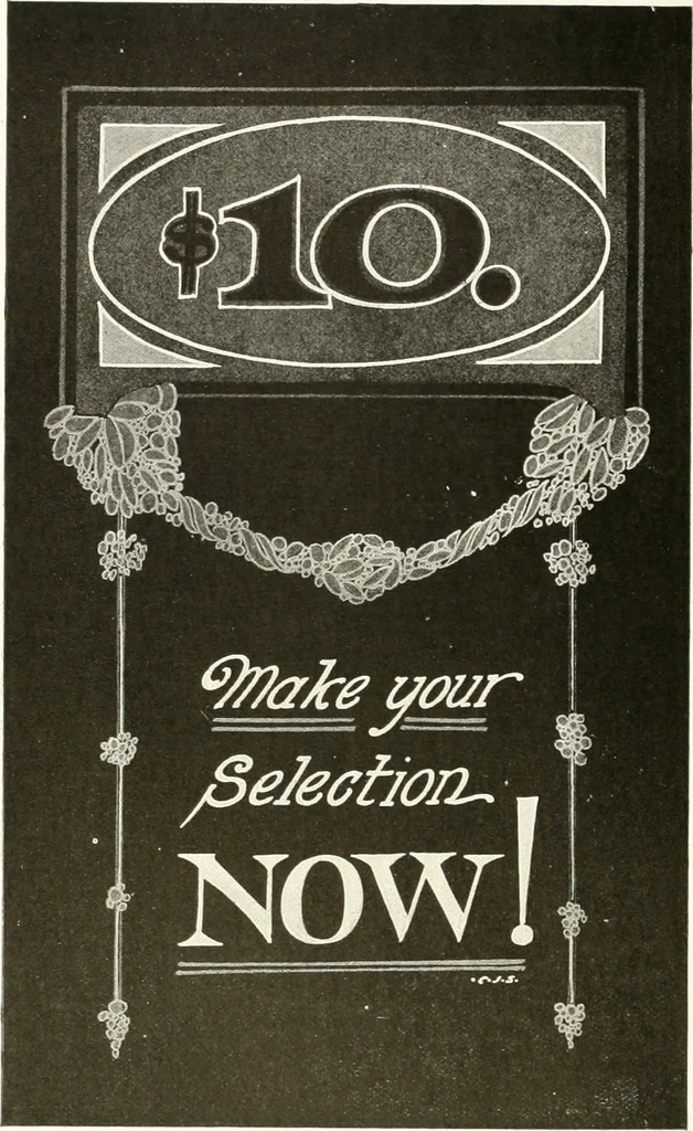 An illustration from The art of show card writing; a modern treatise covering all branches of the art ... with one hundred and fifty-three illustrations and thirty-two lettering plates, comprising all the standard ancient and modern styles, 1922, leaf 121