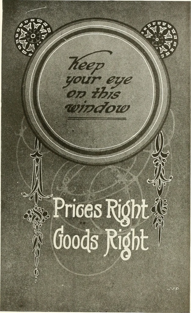 An illustration from The art of show card writing; a modern treatise covering all branches of the art ... with one hundred and fifty-three illustrations and thirty-two lettering plates, comprising all the standard ancient and modern styles, 1922, leaf 122