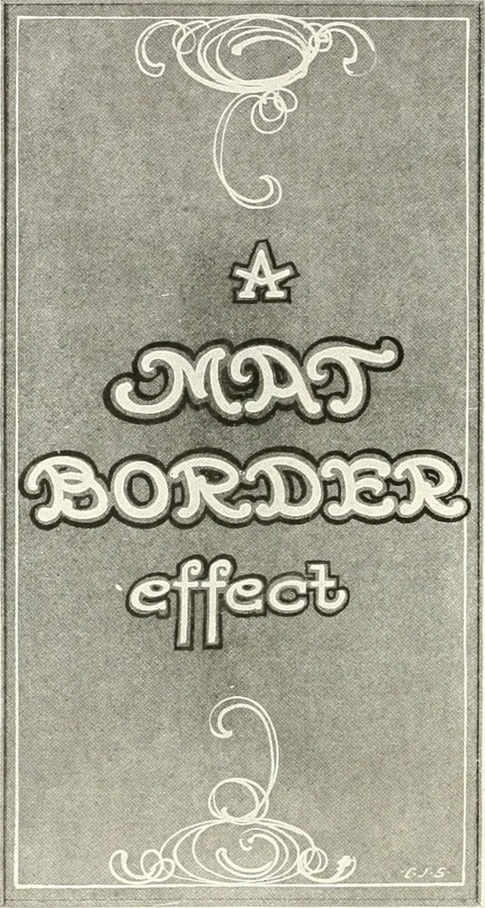 An illustration from The art of show card writing; a modern treatise covering all branches of the art ... with one hundred and fifty-three illustrations and thirty-two lettering plates, comprising all the standard ancient and modern styles, 1922, leaf 129