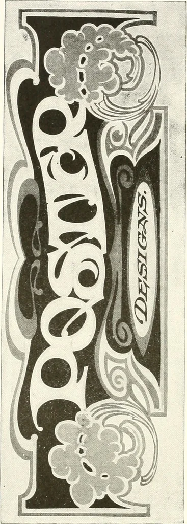 An illustration from The art of show card writing; a modern treatise covering all branches of the art ... with one hundred and fifty-three illustrations and thirty-two lettering plates, comprising all the standard ancient and modern styles, 1922, leaf 187