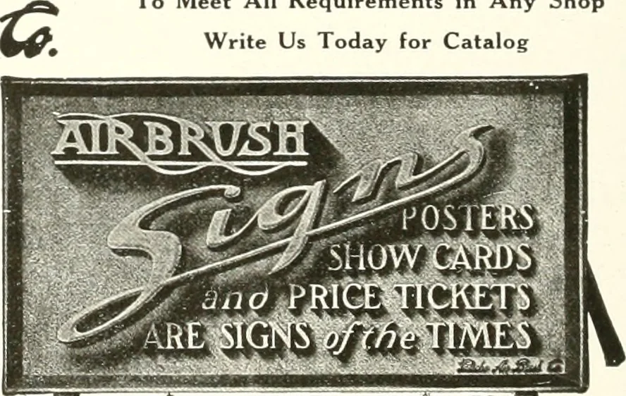 An illustration from The art of show card writing; a modern treatise covering all branches of the art ... with one hundred and fifty-three illustrations and thirty-two lettering plates, comprising all the standard ancient and modern styles, 1922, leaf 243