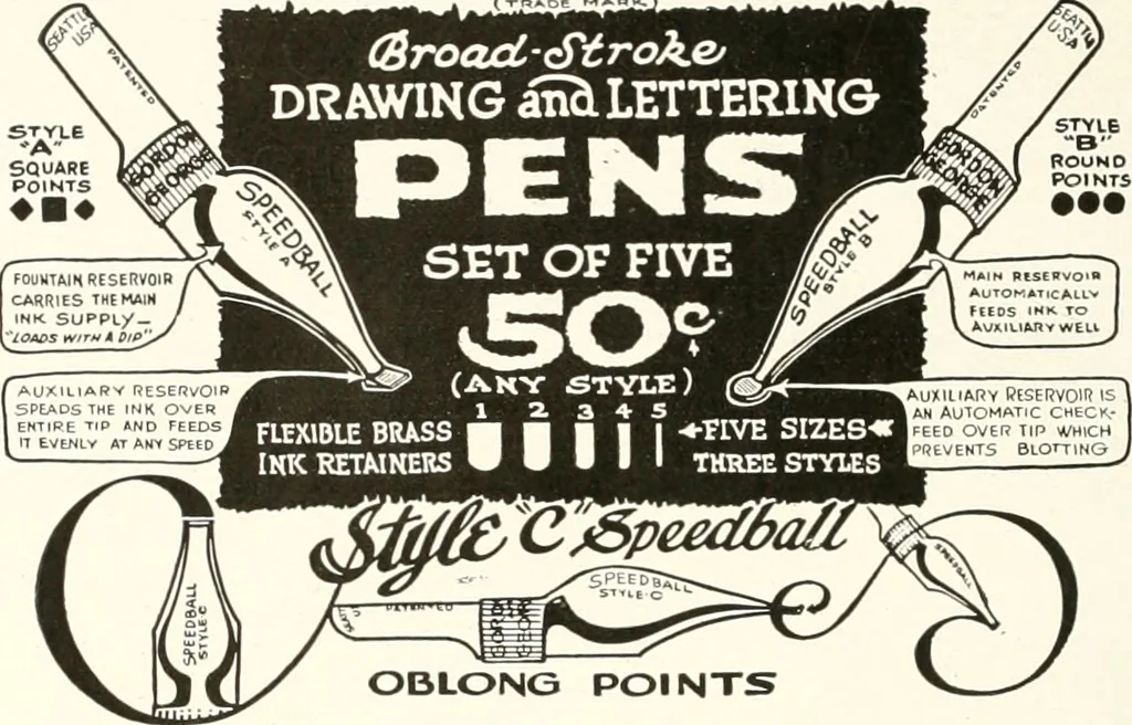 An illustration from The art of show card writing; a modern treatise covering all branches of the art ... with one hundred and fifty-three illustrations and thirty-two lettering plates, comprising all the standard ancient and modern styles, 1922, leaf 247