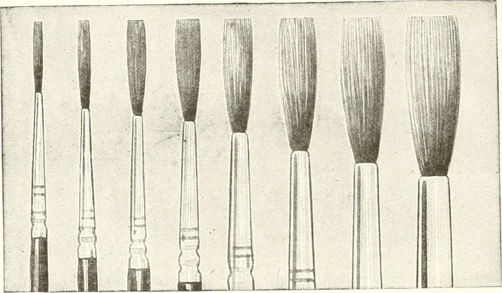 An illustration from The art of show card writing; a modern treatise covering all branches of the art ... with one hundred and fifty-three illustrations and thirty-two lettering plates, comprising all the standard ancient and modern styles, 1922, leaf 45