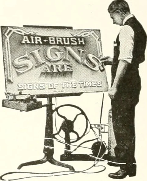 An illustration from The art of show card writing; a modern treatise covering all branches of the art ... with one hundred and fifty-three illustrations and thirty-two lettering plates, comprising all the standard ancient and modern styles, 1922, leaf 71