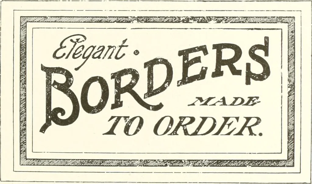 An illustration from The art of show card writing; a modern treatise covering all branches of the art ... with one hundred and fifty-three illustrations and thirty-two lettering plates, comprising all the standard ancient and modern styles, 1922, leaf 82